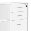 Vexol 39 inch Mobile Lateral File Cabinet with Built-In Power Outlet