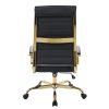 High-Back Ribbed Stitching Design on Humairaa Executive Desk Chair