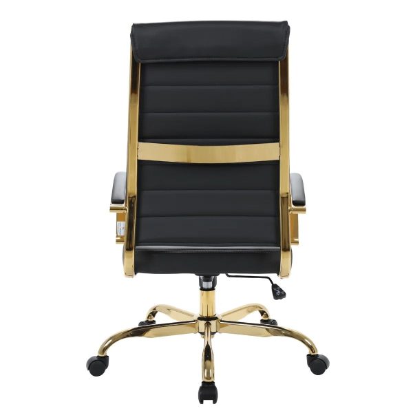 High-Back Ribbed Stitching Design on Humairaa Executive Desk Chair