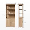 Matching 4-Drawer Oak Filing Cabinet for Home Office Storage