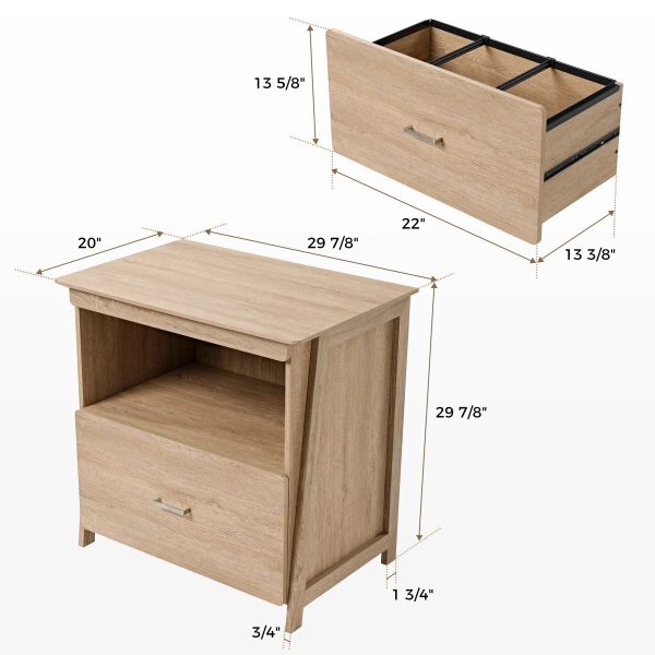 Measurement Chart for Radnor Modular Office Furniture Set